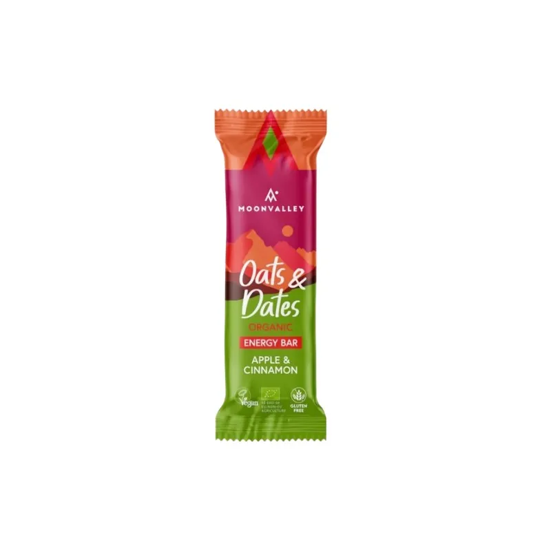 Barritas energeticas avena datil manzana canela, Moonvalley