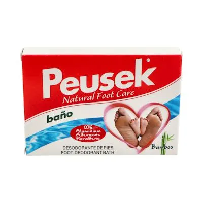 Baño antitranspirante pies 2 sobres, Peusek
