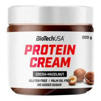 Protein cream cacao-avellana 200 g, Biotechusa