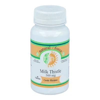 Cardo-de-leite milk thistle 500 mg 90 cápsulas, Nutri-force