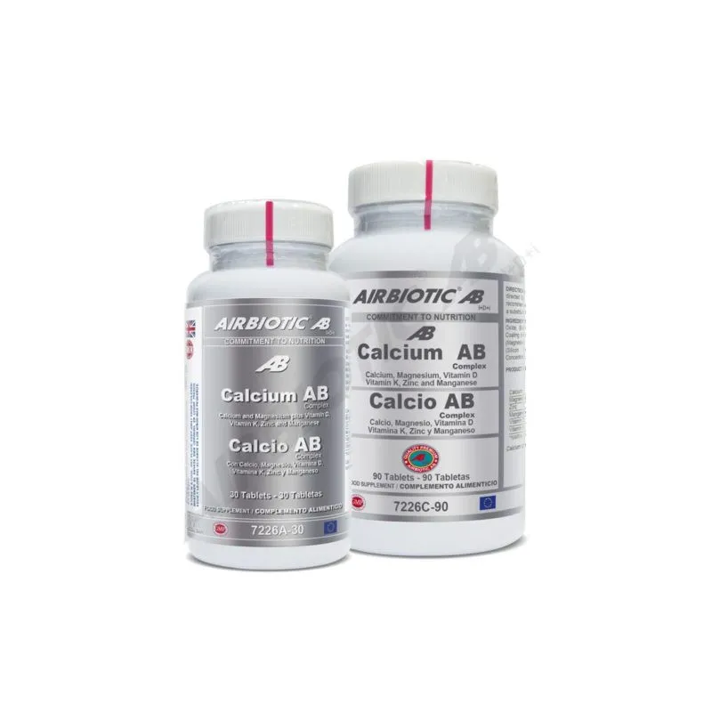 Calcio ab complex 90 comprimidos, Airbiotic