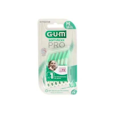 Cepillo interdental soft picks regular 30un verde, Gum
