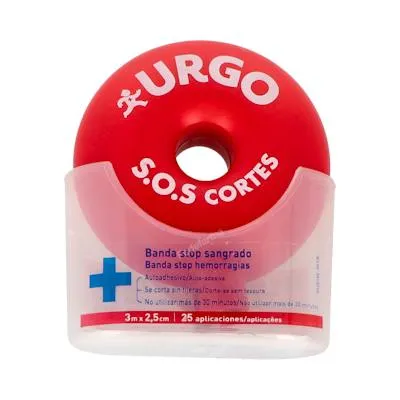 SOS cortes banda x 2,5cm 3 ml, Urgo