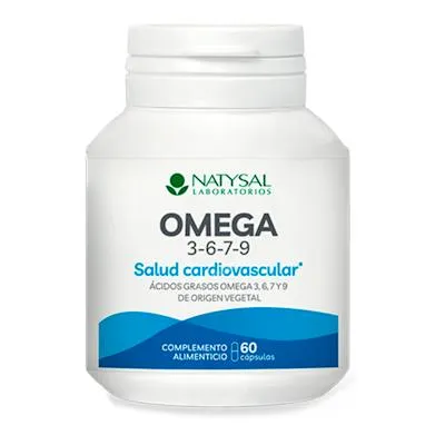Omega 3,6,7,9 60 cápsulas, Natysal