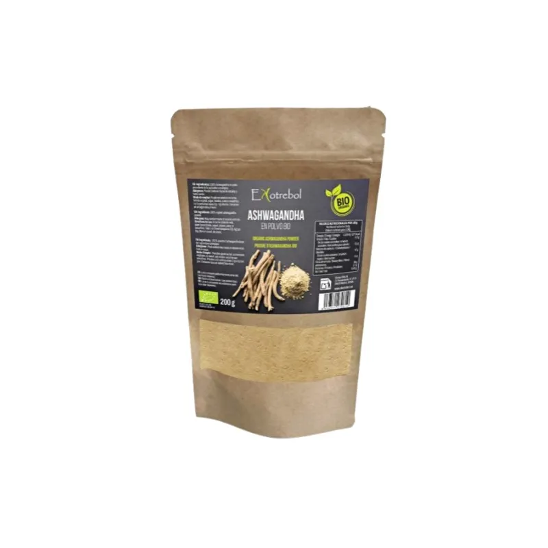 Ashwagandha polvo BIO 200 g, Ekotrebol