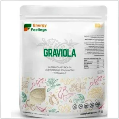 Graviola polvo sin gluten 1 kg, Energy Feelings
