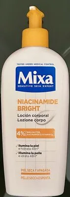 Niacinamide bright Bodylotion für trockene und fahle Haut 250 ml, Mixa