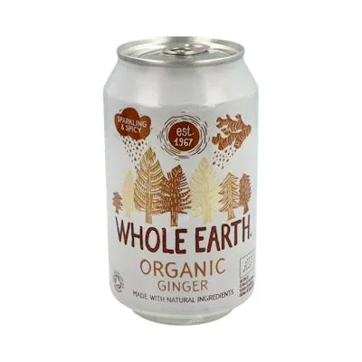 Boisson au gingembre sans sucre BIO 300 ml, Whole Earth