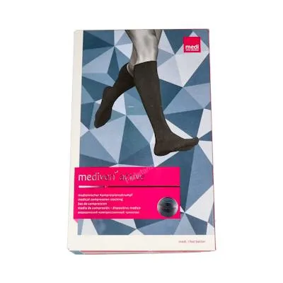 Media active ad CCL2 c/p T/5 regular negro hombre, Mediven
