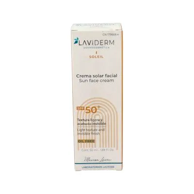 Laviderm solar facial SPF50+ oil free 50 ml, Lavigor