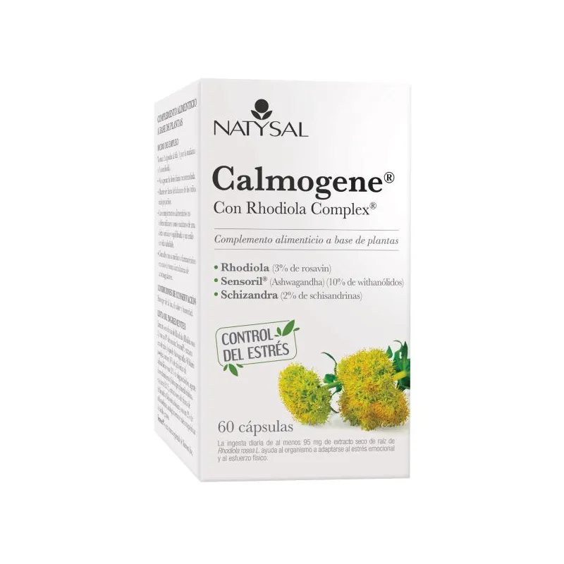 Calmogene rhodiola complex 60 cápsulas, Natysal
