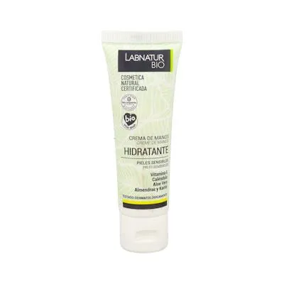Crema de manos hidratante pieles sensibles BIO 50 ml, Labnatur Bio