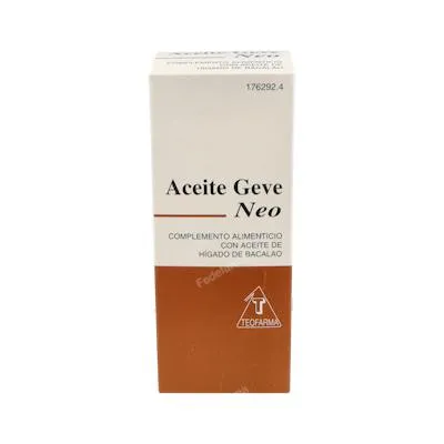 Aceite geve neo Lebertran 150 ml, Teofarma