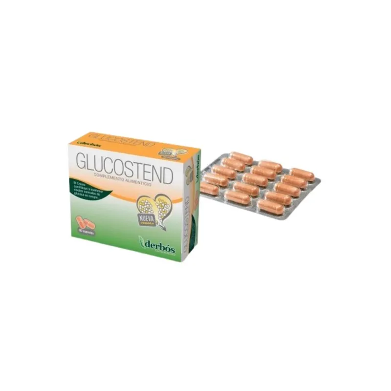 Glucostend s/g s/lactosa derbos 60 cápsulas, Dherbos