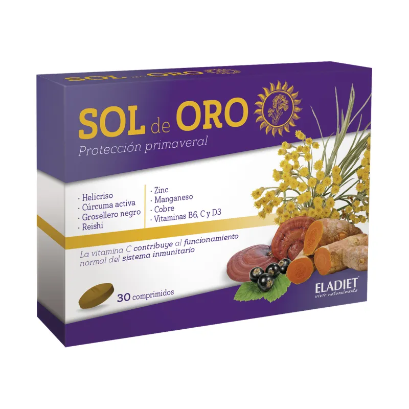 Sol de oro 30 comprimidos, Eladiet