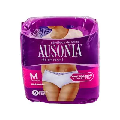 Discreet pants plus talla M 9 uds., Ausonia
