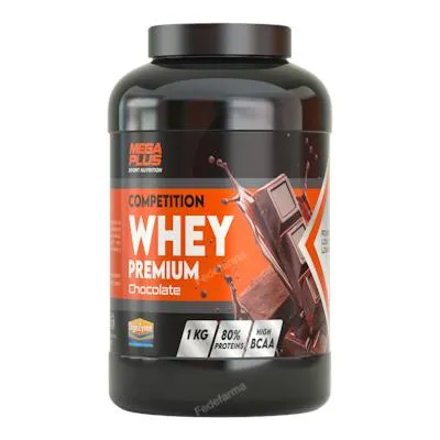 Whey premium competition chocolate 1 kg, Mega Plus