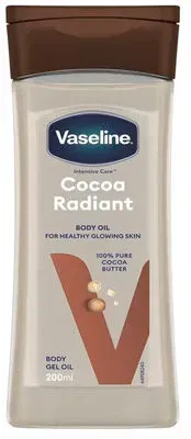 Olio corpo cocoa radiant oil 200 ml, Vaseline