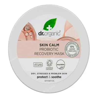 Mascarilla recuperadora probiotica skin calm 100 ml, Dr. Organic