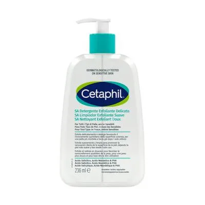 Sa limpiador exfoliante suave 236 ml, Cetaphil
