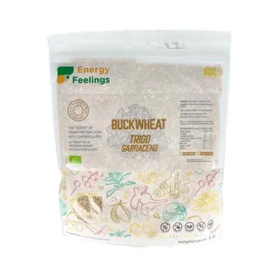 Trigo sarraceno grano sin gluten BIO 1 kg, Energy Feelings