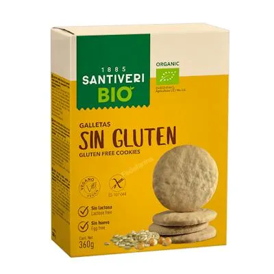 Galletas sin gluten 2 Paquetes BIO 360 g, Santiveri