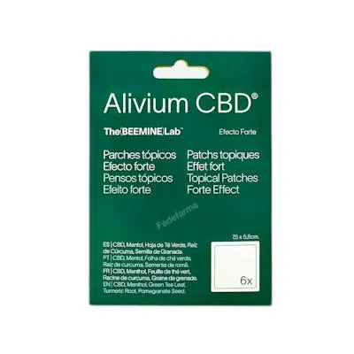 The beemine alivium CBD parches topicos efecto forte 6 parches, The Beemine Lab