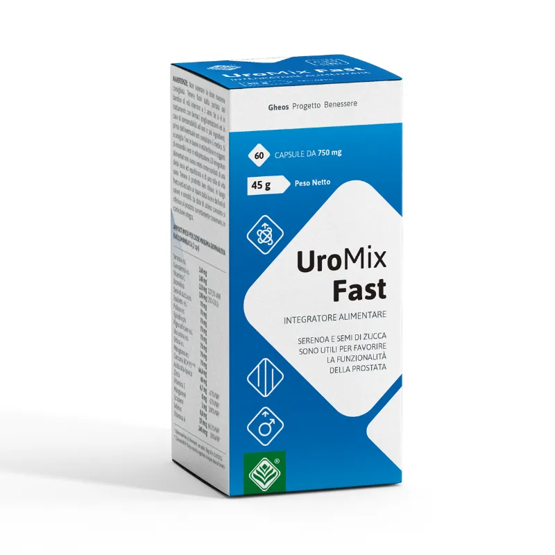 Uromix fast 60 750 mg 60 cápsulas, Gheos