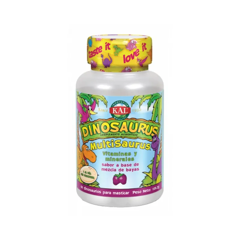Multisaurus vitamins&minerals 60 comprimidos, Kal