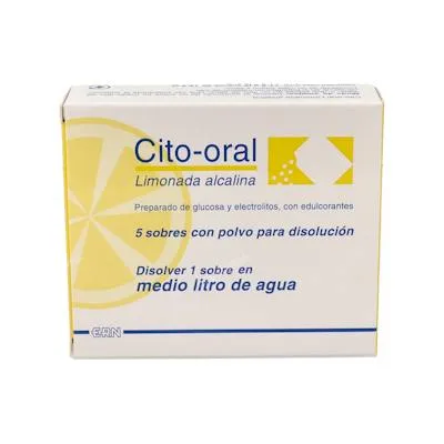 Cito oral limonada alcalina 5 bols, Cito-oral