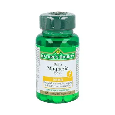 Magnesio 250 mg 100 comprimidos, Nature´s Bounty