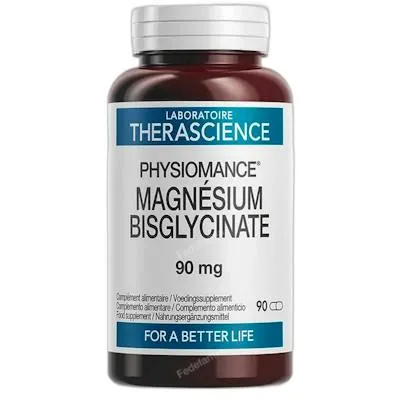 Bisglicinato de magnesio 90 cápsulas, Physiomance
