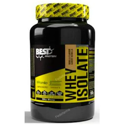 Whey isolate vainilla proteína 91% 1000 g, Best Protein