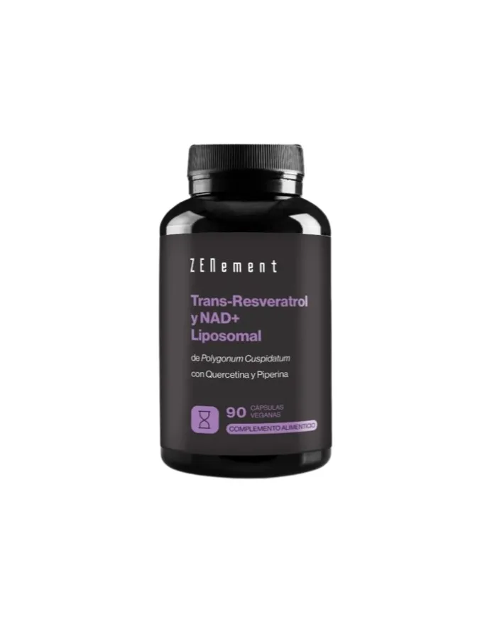 Trans-resveratrol nad+ liposomada 90 cápsulas, Zenement