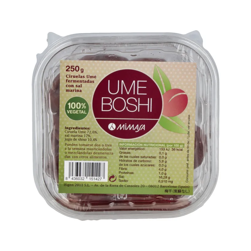 Umeboshi natural 250 g, Mimasa