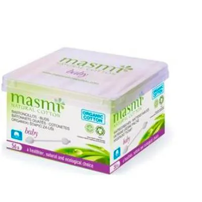 Bastoncillos para bebe de algodón 56 uds., Masmi