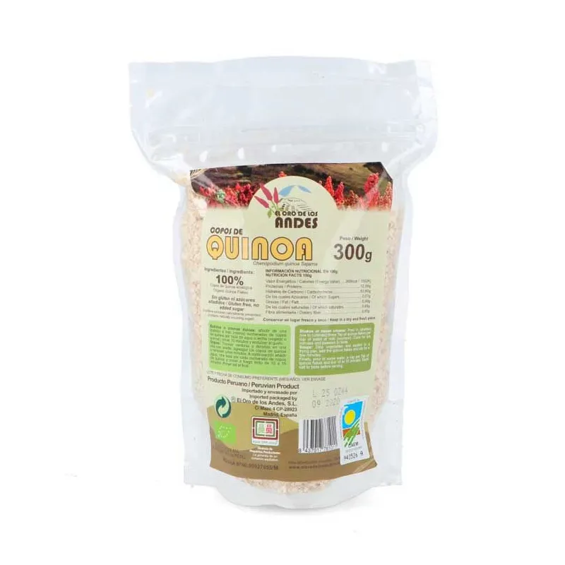 Quinoa copos el oro de los andes 300 g, Oro Los Andes