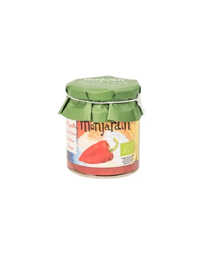 Pimientos piquillo enteros extra monjard BIO 220 g, Monjardin