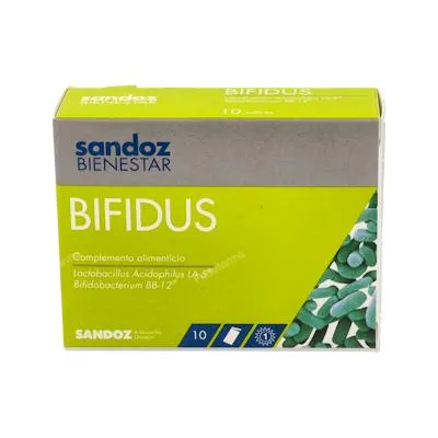 Bifidus monodosis 10 sobres, Sandoz Bienestar