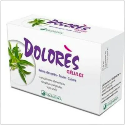 Dolores 60 cápsulas vegetales, Vegemedica