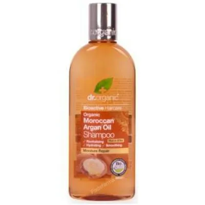 Champú aceite argan marroqui 265 ml, Dr. Organic