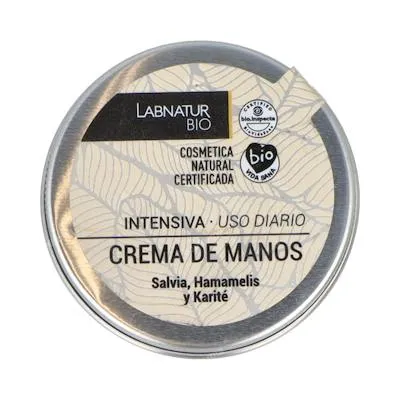 Crema de manos intensiva salvia hamamelis BIO 50 ml, Labnatur Bio