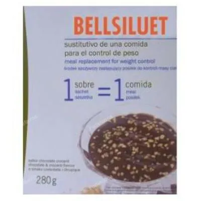 Bellsiluet natas chocolate/crocante 5 saquetas, Kiluva - Abad