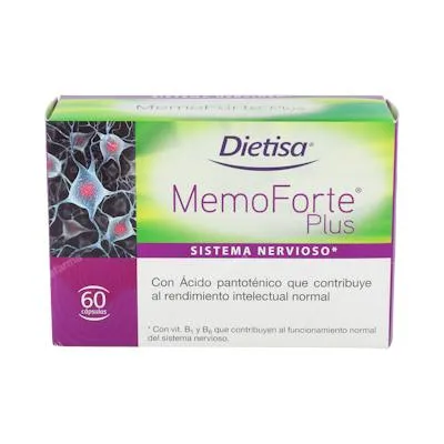 Memoforte plus 60 cápsulas, Dietisa (dielisa)