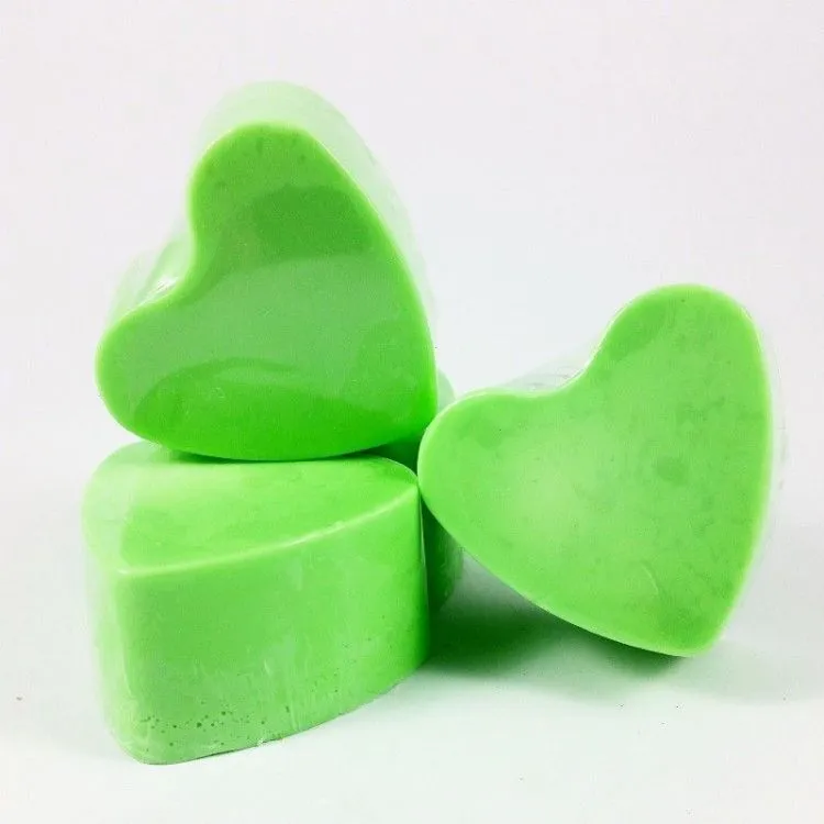 Jabón forma corazón Manzana Verde, Big Soap Factory