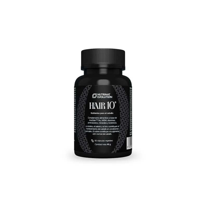 Hair 10 evolution 60 cápsulas, Nutrinat