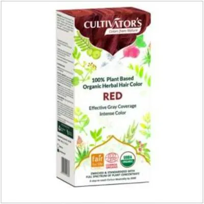 Pelirrojo tinte orgánico ecocert 100 g, Cultivators