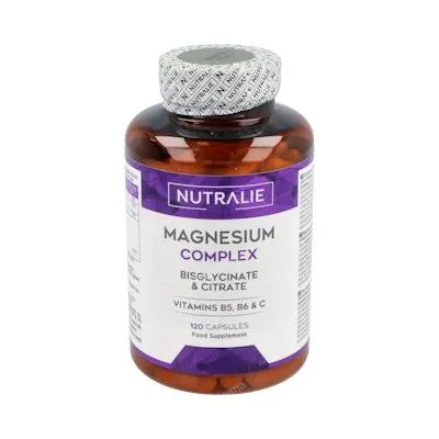 Magnesio bisglicinato - citrato complex 120 cápsulas, Nutralie