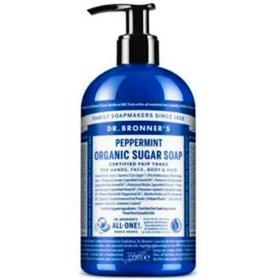 Jabón de azúcar menta 355 ml, Dr. Bronner´s