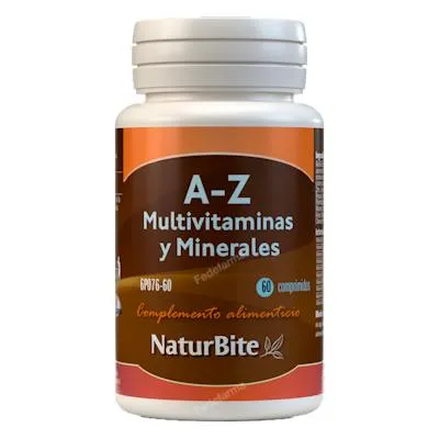 A-z multivitaminas y minerales 60 comprimidos, Naturbite